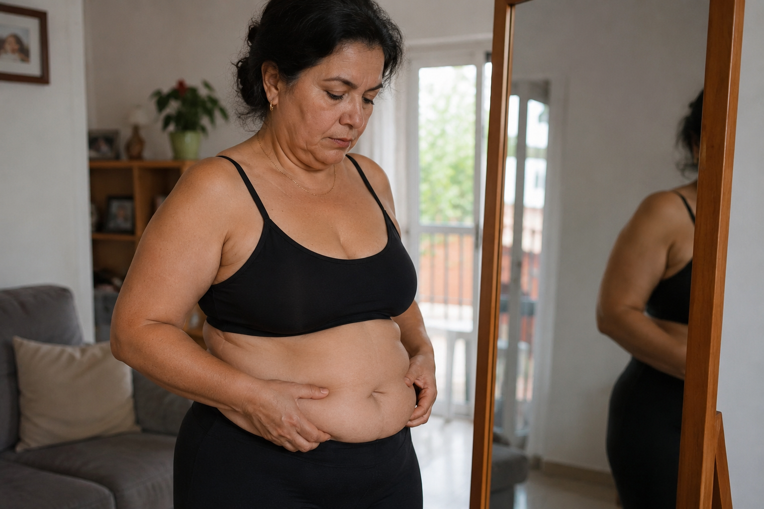 gordura abdominal depois dos 40